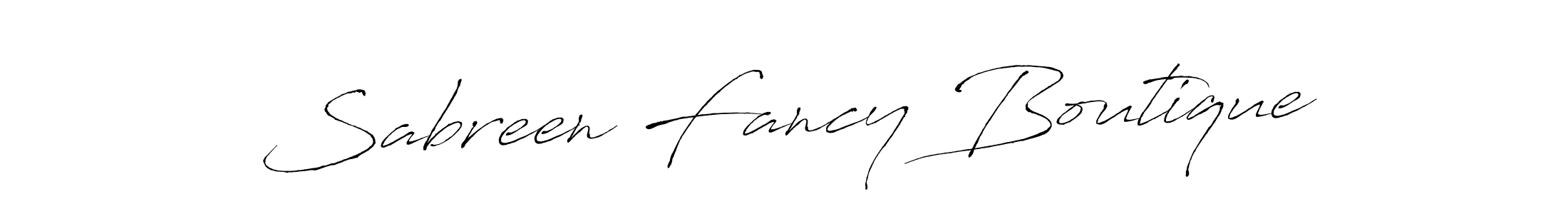 You should practise on your own different ways (Antro_Vectra) to write your name (Sabreen Fancy Boutique) in signature. don't let someone else do it for you. Sabreen Fancy Boutique signature style 6 images and pictures png