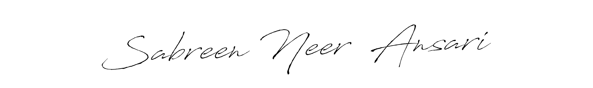How to Draw Sabreen Neer  Ansari signature style? Antro_Vectra is a latest design signature styles for name Sabreen Neer  Ansari. Sabreen Neer  Ansari signature style 6 images and pictures png