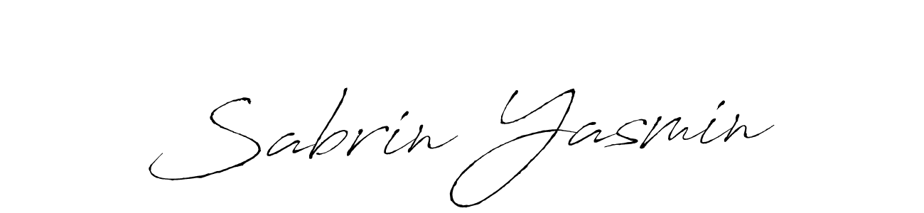 Also we have Sabrin Yasmin name is the best signature style. Create professional handwritten signature collection using Antro_Vectra autograph style. Sabrin Yasmin signature style 6 images and pictures png