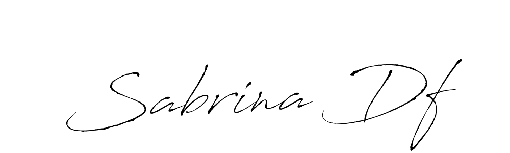 Design your own signature with our free online signature maker. With this signature software, you can create a handwritten (Antro_Vectra) signature for name Sabrina Df. Sabrina Df signature style 6 images and pictures png