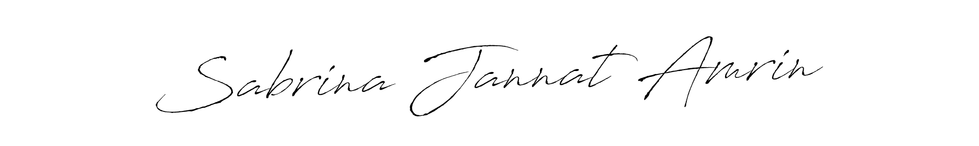 Design your own signature with our free online signature maker. With this signature software, you can create a handwritten (Antro_Vectra) signature for name Sabrina Jannat Amrin. Sabrina Jannat Amrin signature style 6 images and pictures png