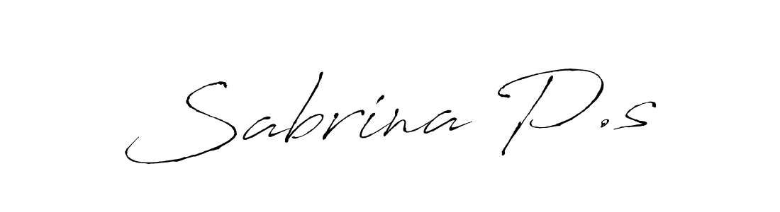 Make a beautiful signature design for name Sabrina P.s. Use this online signature maker to create a handwritten signature for free. Sabrina P.s signature style 6 images and pictures png