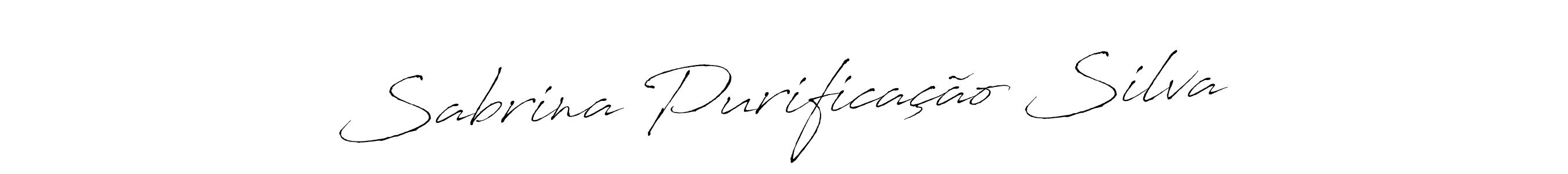 Make a beautiful signature design for name Sabrina Purificação Silva. Use this online signature maker to create a handwritten signature for free. Sabrina Purificação Silva signature style 6 images and pictures png