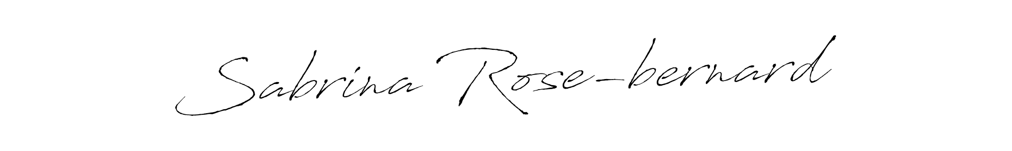 Create a beautiful signature design for name Sabrina Rose-bernard. With this signature (Antro_Vectra) fonts, you can make a handwritten signature for free. Sabrina Rose-bernard signature style 6 images and pictures png