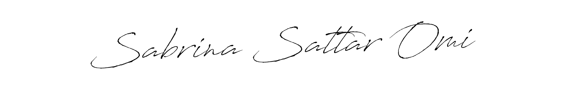 It looks lik you need a new signature style for name Sabrina Sattar Omi. Design unique handwritten (Antro_Vectra) signature with our free signature maker in just a few clicks. Sabrina Sattar Omi signature style 6 images and pictures png