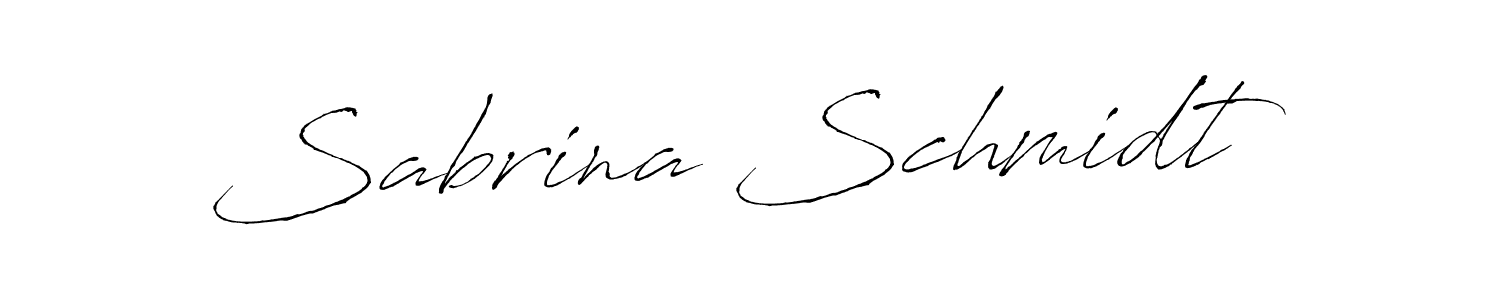 Design your own signature with our free online signature maker. With this signature software, you can create a handwritten (Antro_Vectra) signature for name Sabrina Schmidt. Sabrina Schmidt signature style 6 images and pictures png