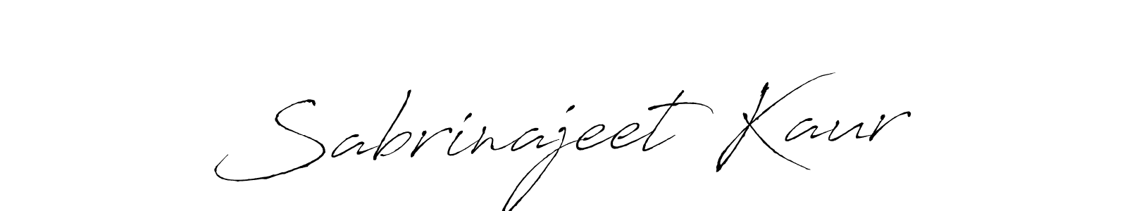 It looks lik you need a new signature style for name Sabrinajeet Kaur. Design unique handwritten (Antro_Vectra) signature with our free signature maker in just a few clicks. Sabrinajeet Kaur signature style 6 images and pictures png