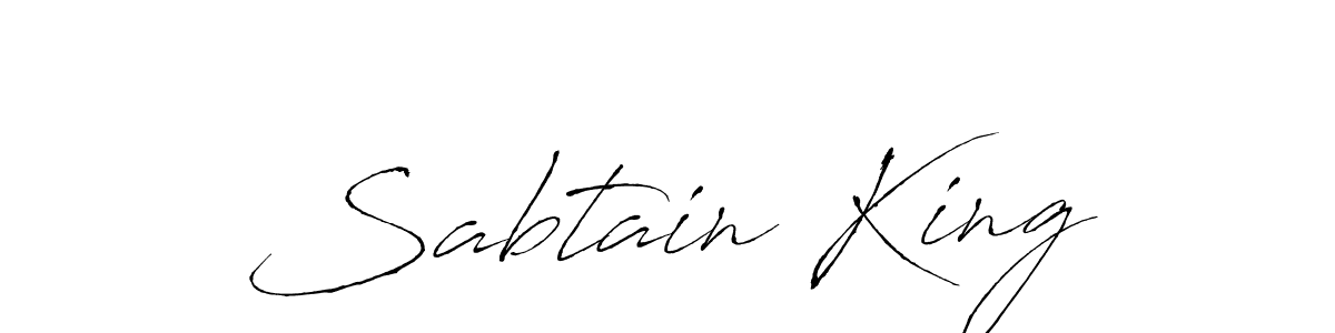 if you are searching for the best signature style for your name Sabtain King. so please give up your signature search. here we have designed multiple signature styles  using Antro_Vectra. Sabtain King signature style 6 images and pictures png