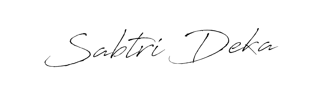 Make a beautiful signature design for name Sabtri Deka. Use this online signature maker to create a handwritten signature for free. Sabtri Deka signature style 6 images and pictures png