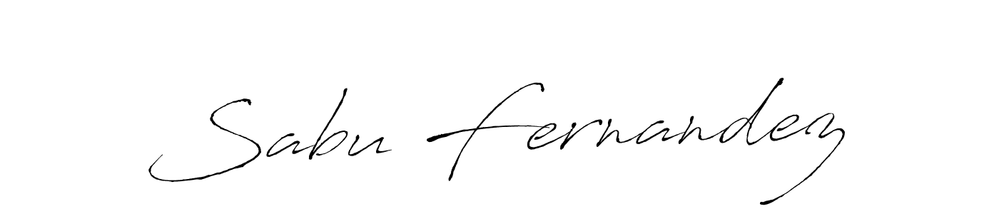 Make a beautiful signature design for name Sabu Fernandez. With this signature (Antro_Vectra) style, you can create a handwritten signature for free. Sabu Fernandez signature style 6 images and pictures png