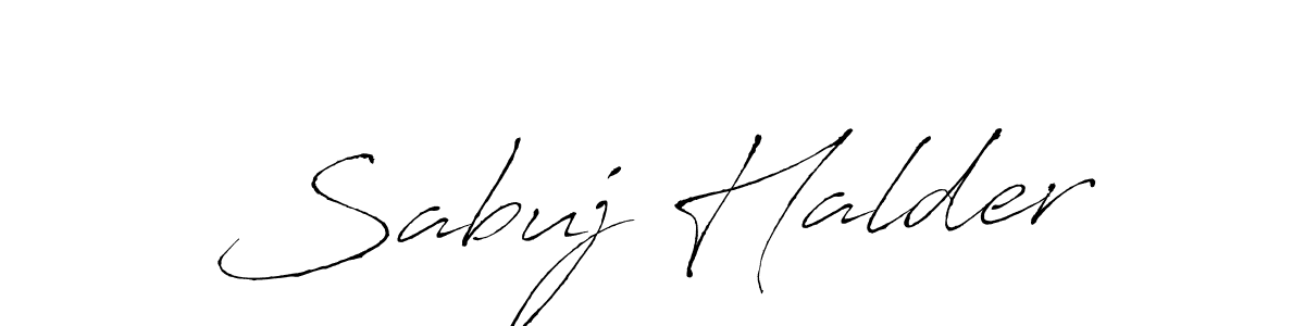 Also we have Sabuj Halder name is the best signature style. Create professional handwritten signature collection using Antro_Vectra autograph style. Sabuj Halder signature style 6 images and pictures png
