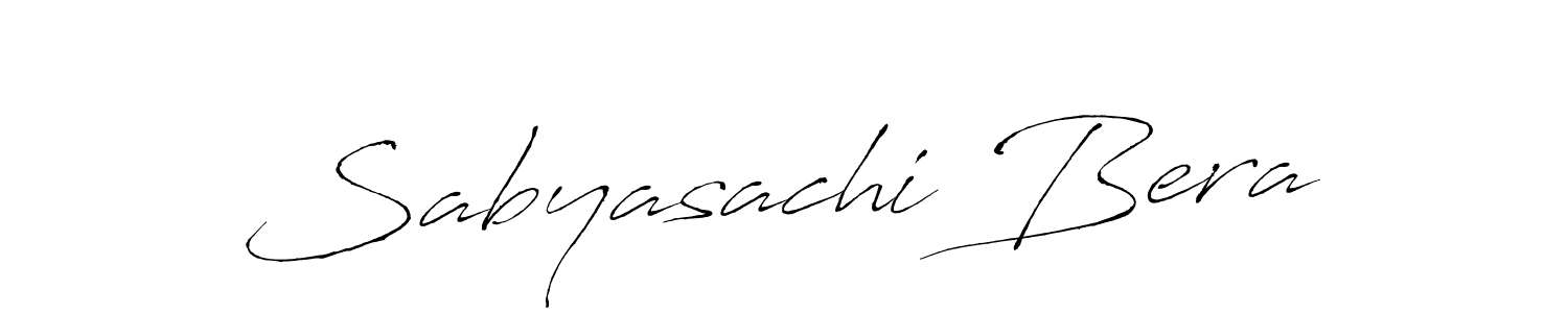 Antro_Vectra is a professional signature style that is perfect for those who want to add a touch of class to their signature. It is also a great choice for those who want to make their signature more unique. Get Sabyasachi Bera name to fancy signature for free. Sabyasachi Bera signature style 6 images and pictures png