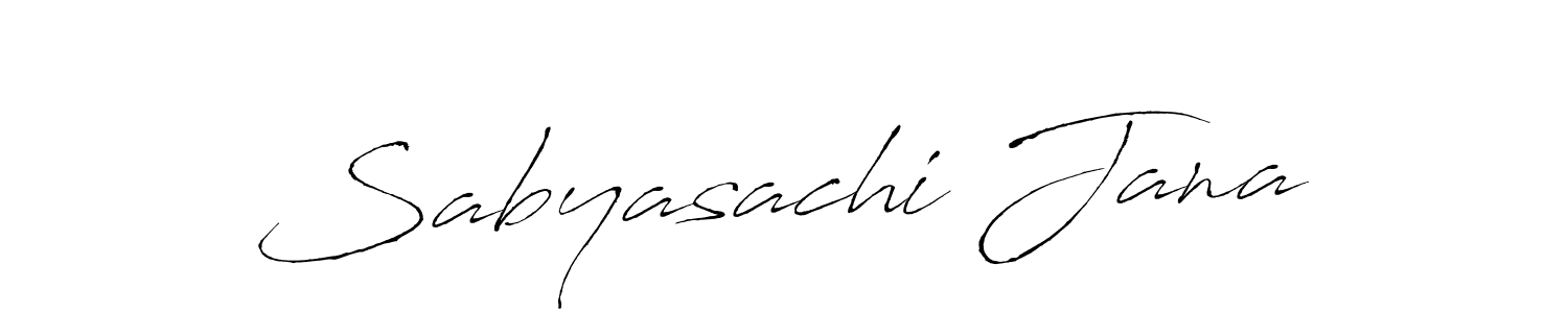 You should practise on your own different ways (Antro_Vectra) to write your name (Sabyasachi Jana) in signature. don't let someone else do it for you. Sabyasachi Jana signature style 6 images and pictures png