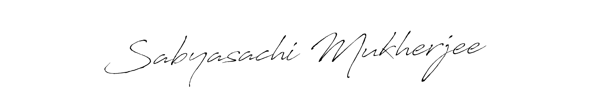 Create a beautiful signature design for name Sabyasachi Mukherjee. With this signature (Antro_Vectra) fonts, you can make a handwritten signature for free. Sabyasachi Mukherjee signature style 6 images and pictures png