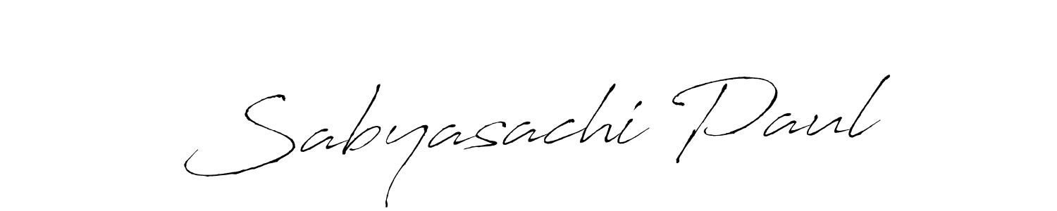 Use a signature maker to create a handwritten signature online. With this signature software, you can design (Antro_Vectra) your own signature for name Sabyasachi Paul. Sabyasachi Paul signature style 6 images and pictures png