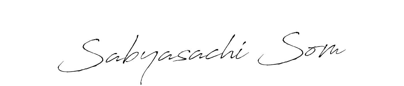 How to make Sabyasachi Som name signature. Use Antro_Vectra style for creating short signs online. This is the latest handwritten sign. Sabyasachi Som signature style 6 images and pictures png