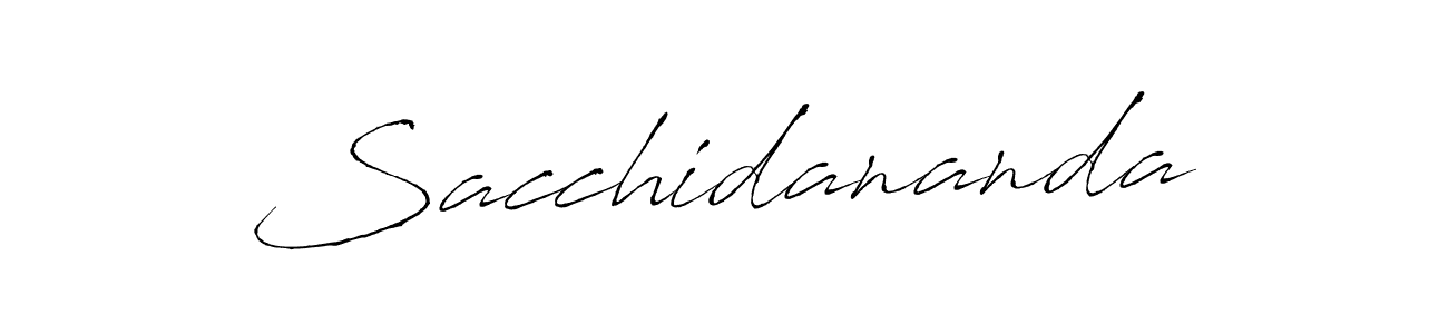 Sacchidananda stylish signature style. Best Handwritten Sign (Antro_Vectra) for my name. Handwritten Signature Collection Ideas for my name Sacchidananda. Sacchidananda signature style 6 images and pictures png