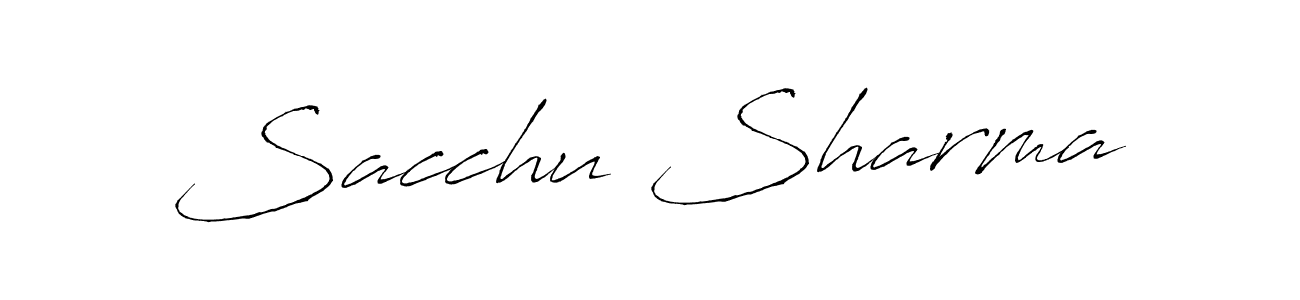 It looks lik you need a new signature style for name Sacchu Sharma. Design unique handwritten (Antro_Vectra) signature with our free signature maker in just a few clicks. Sacchu Sharma signature style 6 images and pictures png