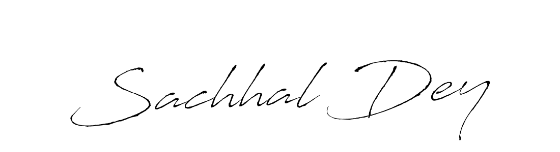 Design your own signature with our free online signature maker. With this signature software, you can create a handwritten (Antro_Vectra) signature for name Sachhal Dey. Sachhal Dey signature style 6 images and pictures png
