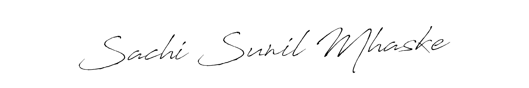 Make a short Sachi Sunil Mhaske signature style. Manage your documents anywhere anytime using Antro_Vectra. Create and add eSignatures, submit forms, share and send files easily. Sachi Sunil Mhaske signature style 6 images and pictures png