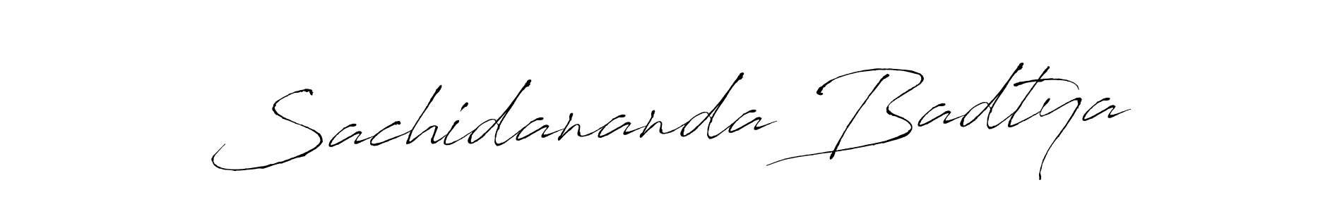 How to make Sachidananda Badtya signature? Antro_Vectra is a professional autograph style. Create handwritten signature for Sachidananda Badtya name. Sachidananda Badtya signature style 6 images and pictures png