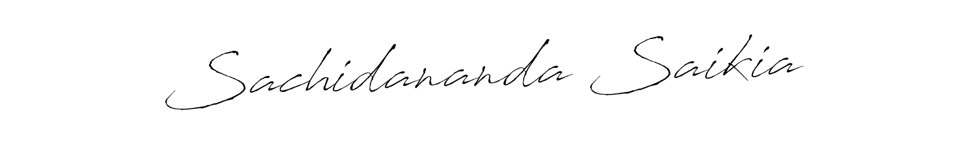 Sachidananda Saikia stylish signature style. Best Handwritten Sign (Antro_Vectra) for my name. Handwritten Signature Collection Ideas for my name Sachidananda Saikia. Sachidananda Saikia signature style 6 images and pictures png