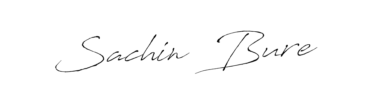 The best way (Antro_Vectra) to make a short signature is to pick only two or three words in your name. The name Sachin  Bure include a total of six letters. For converting this name. Sachin  Bure signature style 6 images and pictures png