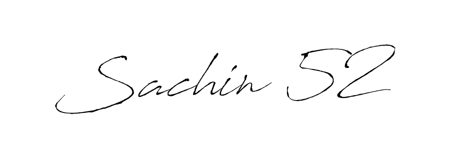 Make a beautiful signature design for name Sachin 52. With this signature (Antro_Vectra) style, you can create a handwritten signature for free. Sachin 52 signature style 6 images and pictures png