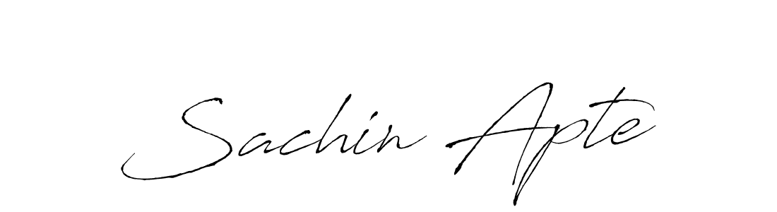 The best way (Antro_Vectra) to make a short signature is to pick only two or three words in your name. The name Sachin Apte include a total of six letters. For converting this name. Sachin Apte signature style 6 images and pictures png