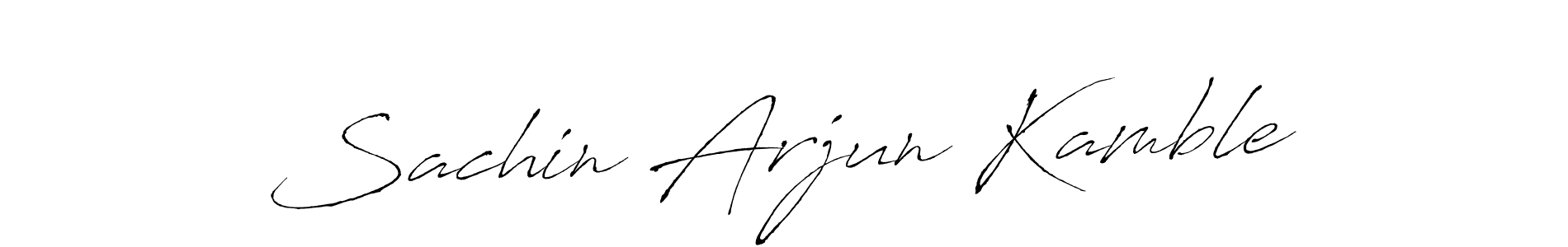 Design your own signature with our free online signature maker. With this signature software, you can create a handwritten (Antro_Vectra) signature for name Sachin Arjun Kamble. Sachin Arjun Kamble signature style 6 images and pictures png