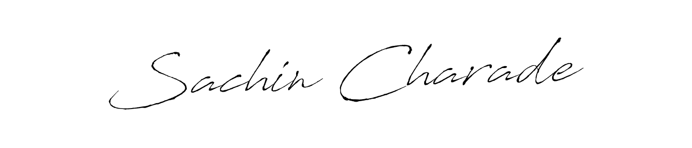 Create a beautiful signature design for name Sachin Charade. With this signature (Antro_Vectra) fonts, you can make a handwritten signature for free. Sachin Charade signature style 6 images and pictures png