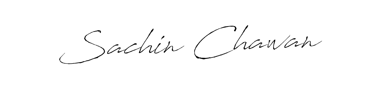 Make a beautiful signature design for name Sachin Chawan. With this signature (Antro_Vectra) style, you can create a handwritten signature for free. Sachin Chawan signature style 6 images and pictures png