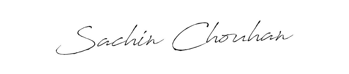 Sachin Chouhan stylish signature style. Best Handwritten Sign (Antro_Vectra) for my name. Handwritten Signature Collection Ideas for my name Sachin Chouhan. Sachin Chouhan signature style 6 images and pictures png