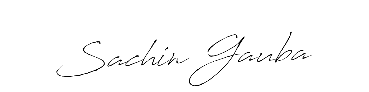 You should practise on your own different ways (Antro_Vectra) to write your name (Sachin Gauba) in signature. don't let someone else do it for you. Sachin Gauba signature style 6 images and pictures png