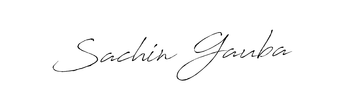 Also You can easily find your signature by using the search form. We will create Sachin Gauba name handwritten signature images for you free of cost using Antro_Vectra sign style. Sachin Gauba signature style 6 images and pictures png