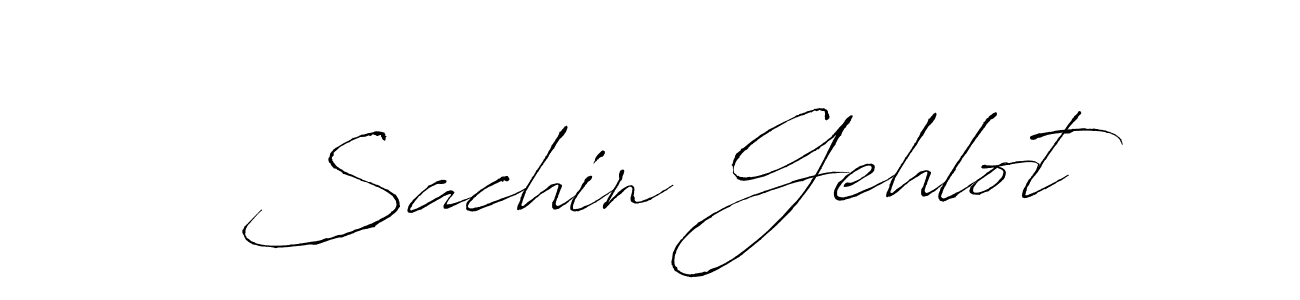 Use a signature maker to create a handwritten signature online. With this signature software, you can design (Antro_Vectra) your own signature for name Sachin Gehlot. Sachin Gehlot signature style 6 images and pictures png