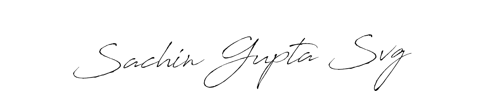 Create a beautiful signature design for name Sachin Gupta Svg. With this signature (Antro_Vectra) fonts, you can make a handwritten signature for free. Sachin Gupta Svg signature style 6 images and pictures png