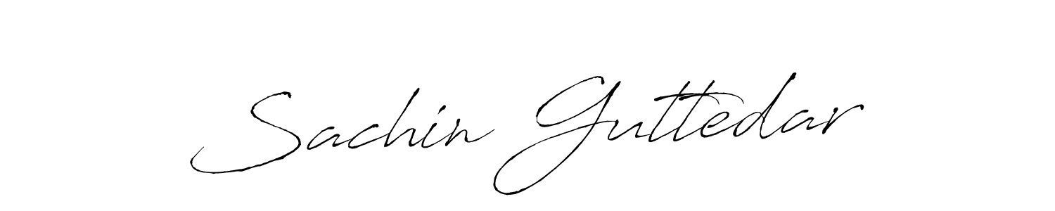 Make a short Sachin Guttedar signature style. Manage your documents anywhere anytime using Antro_Vectra. Create and add eSignatures, submit forms, share and send files easily. Sachin Guttedar signature style 6 images and pictures png