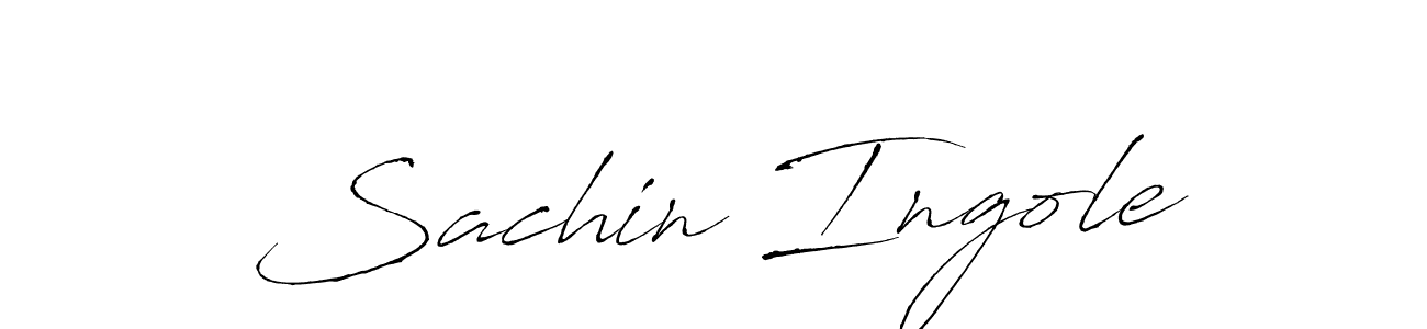 Make a beautiful signature design for name Sachin Ingole. With this signature (Antro_Vectra) style, you can create a handwritten signature for free. Sachin Ingole signature style 6 images and pictures png