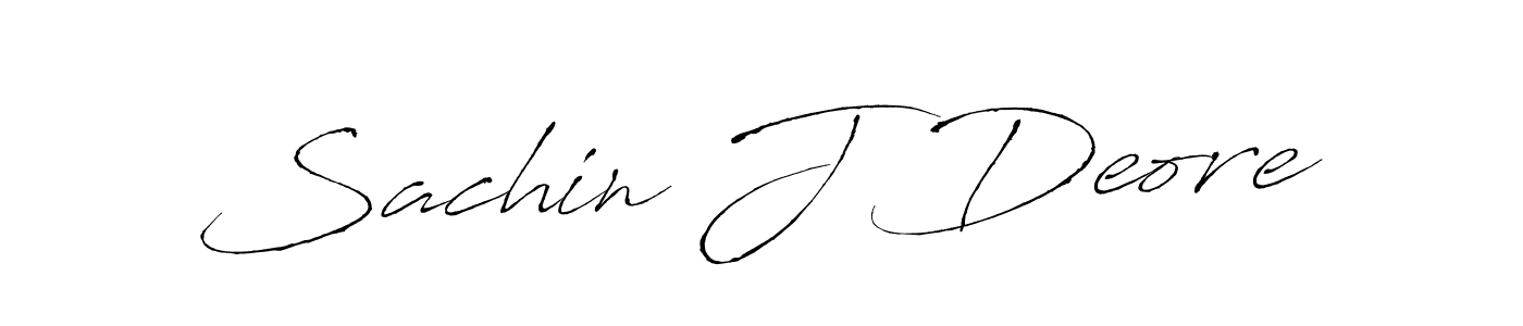 Create a beautiful signature design for name Sachin J Deore. With this signature (Antro_Vectra) fonts, you can make a handwritten signature for free. Sachin J Deore signature style 6 images and pictures png