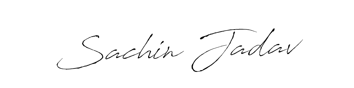 How to make Sachin Jadav signature? Antro_Vectra is a professional autograph style. Create handwritten signature for Sachin Jadav name. Sachin Jadav signature style 6 images and pictures png
