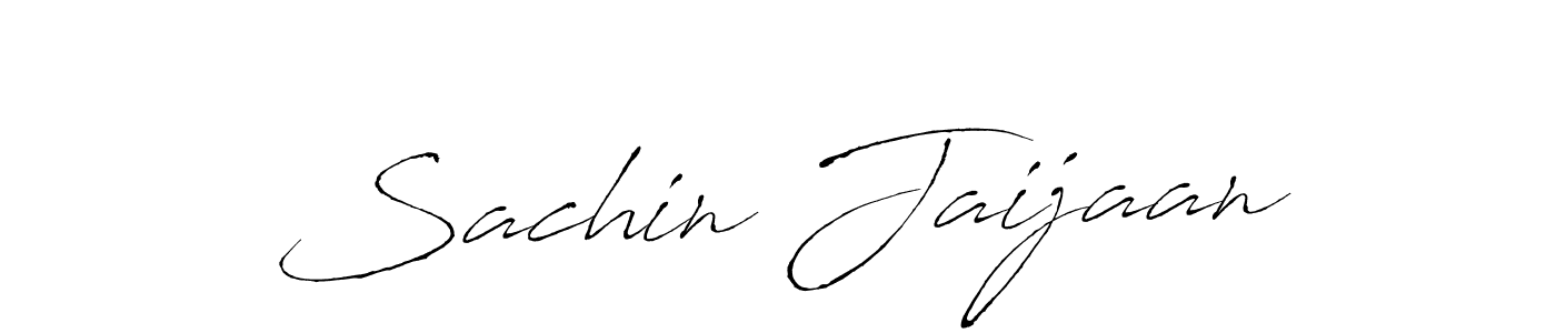 How to make Sachin Jaijaan name signature. Use Antro_Vectra style for creating short signs online. This is the latest handwritten sign. Sachin Jaijaan signature style 6 images and pictures png