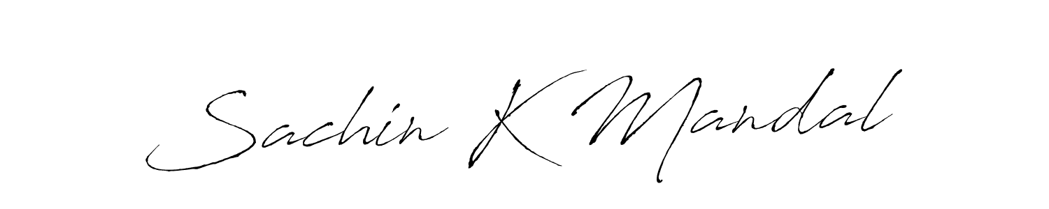 Also You can easily find your signature by using the search form. We will create Sachin K Mandal name handwritten signature images for you free of cost using Antro_Vectra sign style. Sachin K Mandal signature style 6 images and pictures png