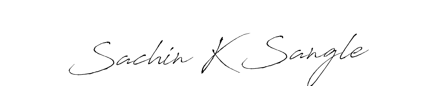 Make a short Sachin K Sangle signature style. Manage your documents anywhere anytime using Antro_Vectra. Create and add eSignatures, submit forms, share and send files easily. Sachin K Sangle signature style 6 images and pictures png