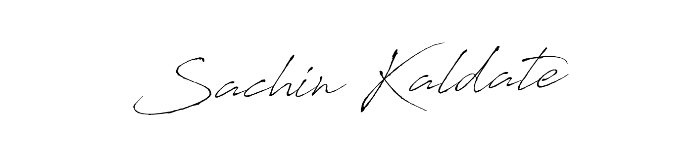 How to make Sachin Kaldate name signature. Use Antro_Vectra style for creating short signs online. This is the latest handwritten sign. Sachin Kaldate signature style 6 images and pictures png