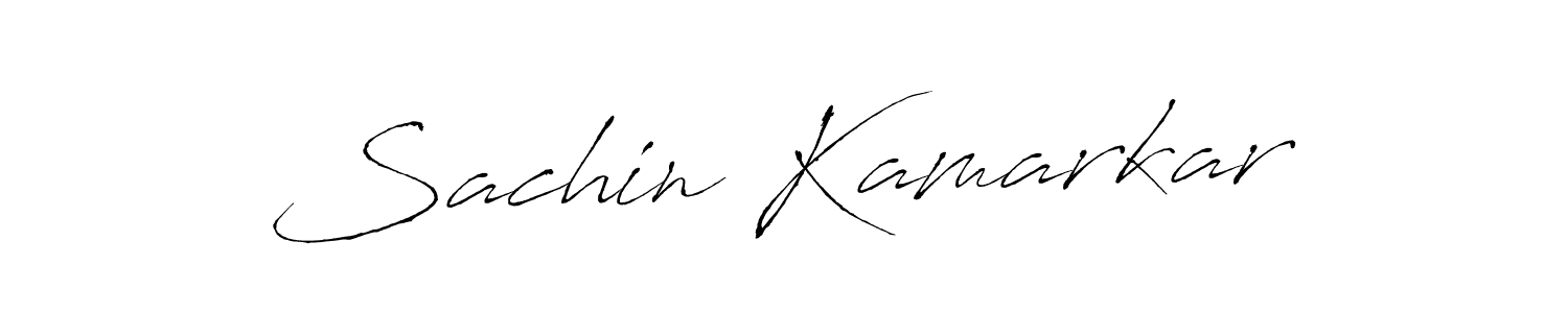 Sachin Kamarkar stylish signature style. Best Handwritten Sign (Antro_Vectra) for my name. Handwritten Signature Collection Ideas for my name Sachin Kamarkar. Sachin Kamarkar signature style 6 images and pictures png