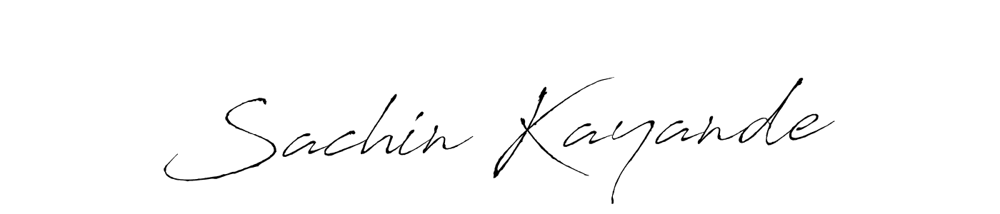 How to make Sachin Kayande signature? Antro_Vectra is a professional autograph style. Create handwritten signature for Sachin Kayande name. Sachin Kayande signature style 6 images and pictures png