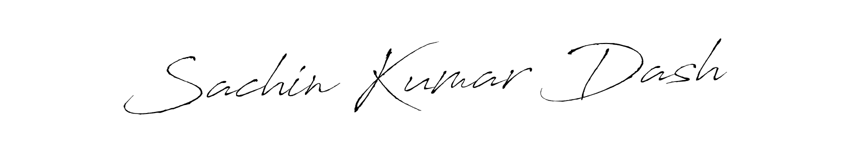 Design your own signature with our free online signature maker. With this signature software, you can create a handwritten (Antro_Vectra) signature for name Sachin Kumar Dash. Sachin Kumar Dash signature style 6 images and pictures png