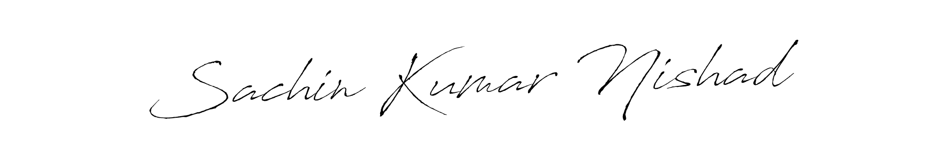 Design your own signature with our free online signature maker. With this signature software, you can create a handwritten (Antro_Vectra) signature for name Sachin Kumar Nishad. Sachin Kumar Nishad signature style 6 images and pictures png