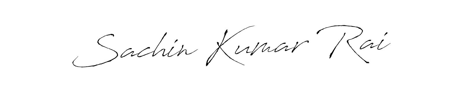 Use a signature maker to create a handwritten signature online. With this signature software, you can design (Antro_Vectra) your own signature for name Sachin Kumar Rai. Sachin Kumar Rai signature style 6 images and pictures png